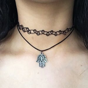 Set of Choker Necklaces (2)