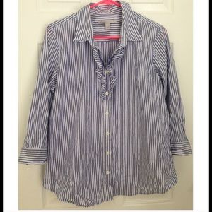 Striped/Seersucker Oxford Shirt