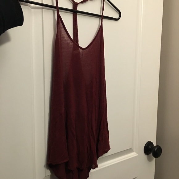 Maroon tank top - Picture 1 of 2