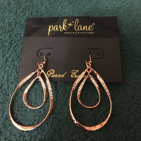 Park Lane rose gold hoops