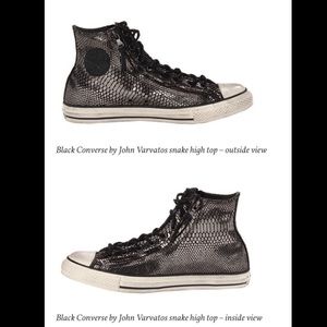 John Varvatos Snakeskin Converse