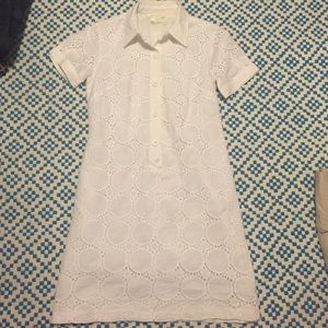 Eyelet white dress