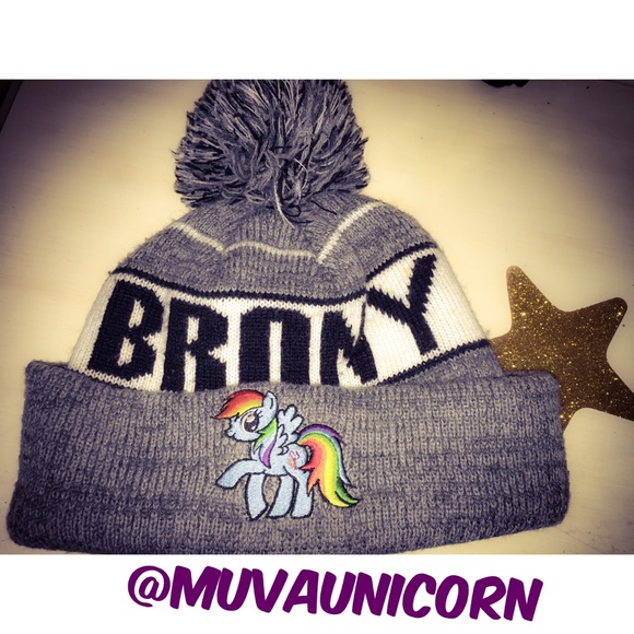 Adult My Little Pony Brony Beanie w| Pom 🍥