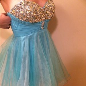 Light blue JOVANI dress