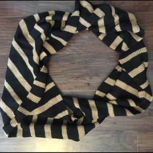 J Crew striped infinity scarf
