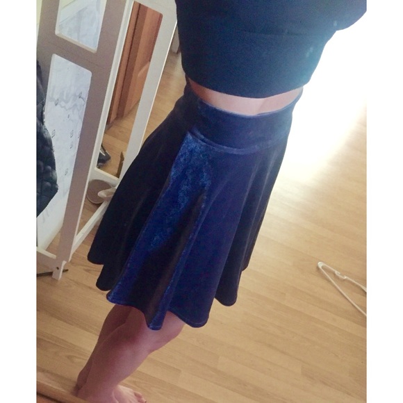 Grey Solemio Skater Skirt - Picture 3 of 4