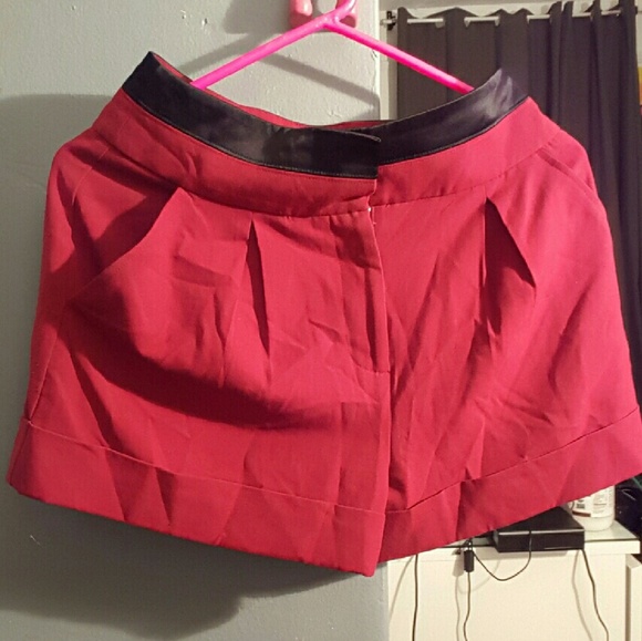Red shorts