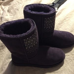 UGG Boots - Short, purple - Women's size 10