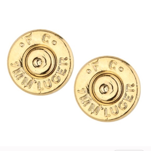 HALF UNITED Jewelry - Bullet Stud Earrings Reduced for quick sale!!