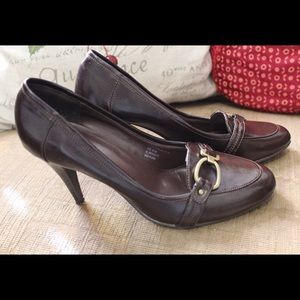 Jonathan Martin Mahogany Heels