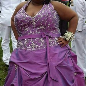 Plus-Size Lavender Prom Dress - Worn Once