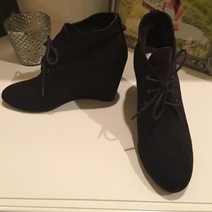 Suede ankle boots