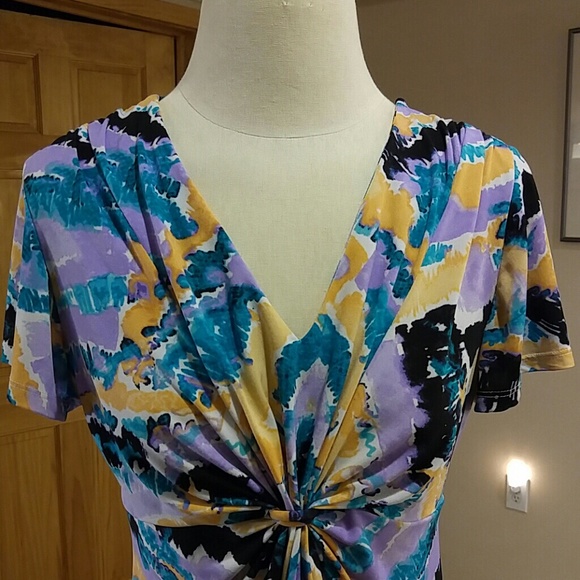 Daisy Fuentes Colorful Top/Blouse - Picture 2 of 3