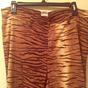 Tiger patterned pants