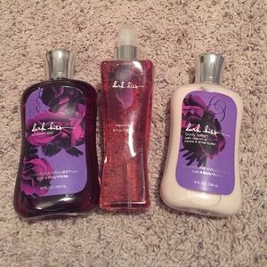 New! Dark Kiss set of 3! Bath & Body Works