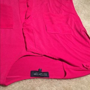 Jones New York pink chiffon blouse.