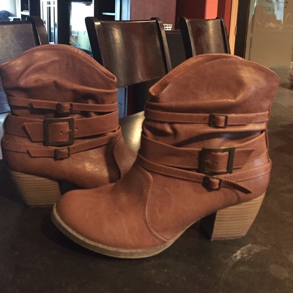 Camel Ankle Boots