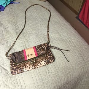 Jessica Simpson cheetah cross body bag