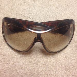 DIOR Brown Cannage Sunglasses
