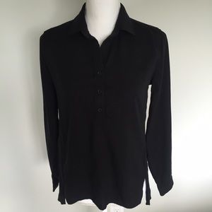 Anthropologie Cloth & Stone Black Long SleeveTunic