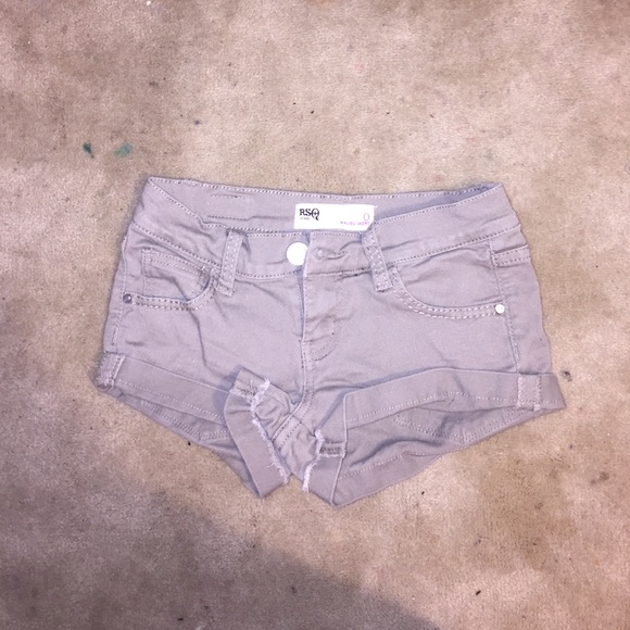 Tillys khaki jean shorts