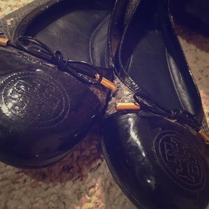 Snake Skin Tory Burch Flats
