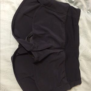 Black Lululemon speed shorts