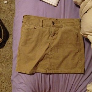 Corduroy Miniskirt