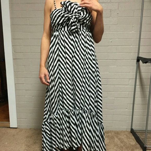 Hi-Lo maxi dress