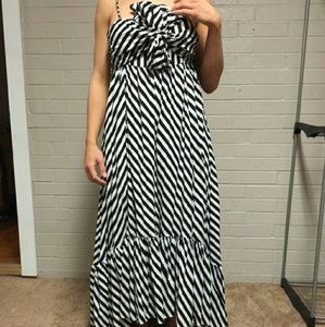 Hi-Lo maxi dress