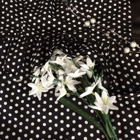 Kimchi & Blue Strapless Polkadot Peplum Dress - Picture 3 of 4