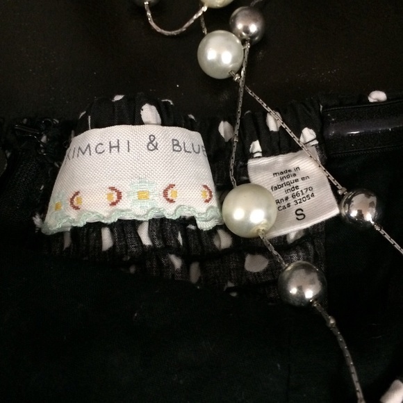 Kimchi & Blue Strapless Polkadot Peplum Dress - Picture 4 of 4