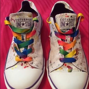 Converse One Star Splatter Design