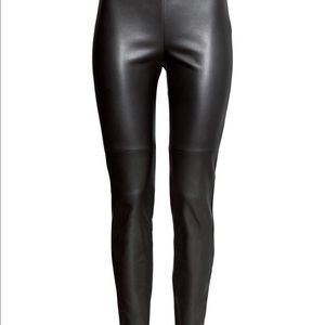 Imitation Leather Pants