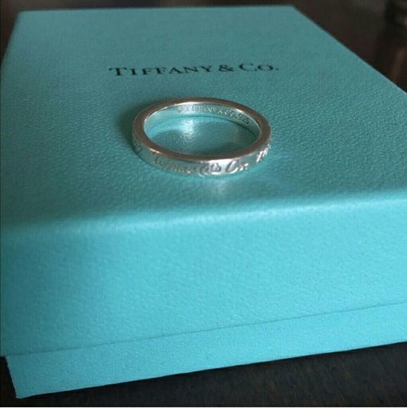 Tiffany and co logo ring