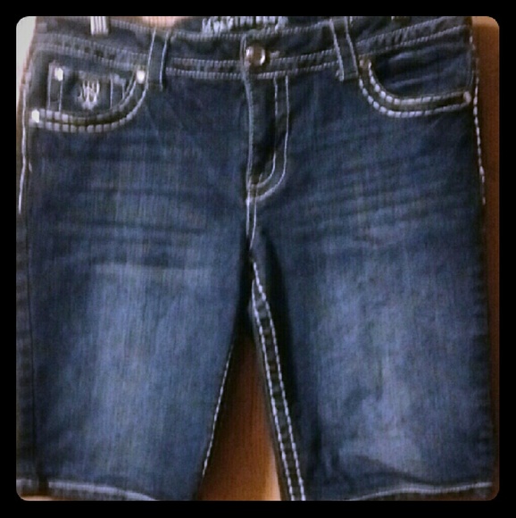 Denim shorts