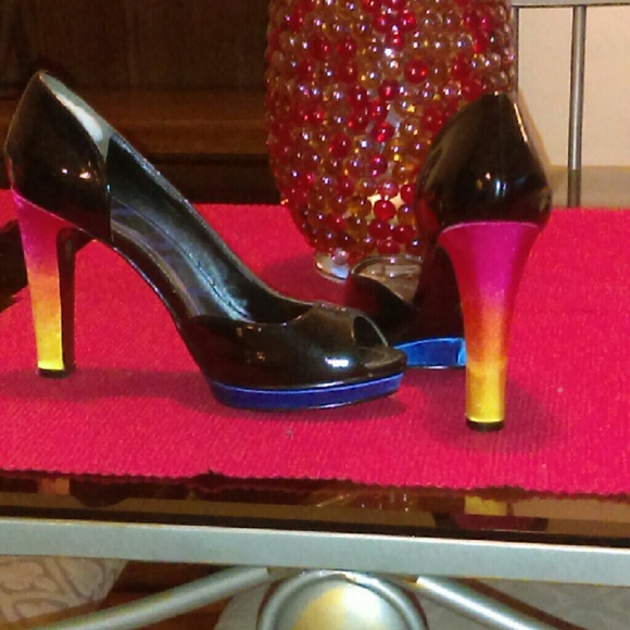 Dereon.  Rainbow heels