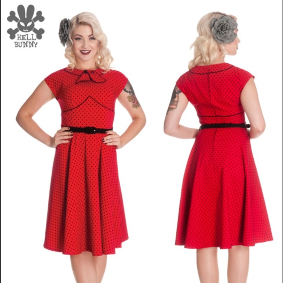 👇🏼PRICE DROPPED👇🏼HellBunny Vixen: Noreen Dress