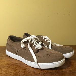 Rock port Men's Suede Wingtip casual shoes
