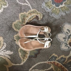 White Bernardo sandals