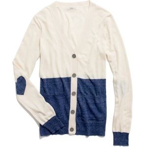 Madewell color-block heart-note cardigan