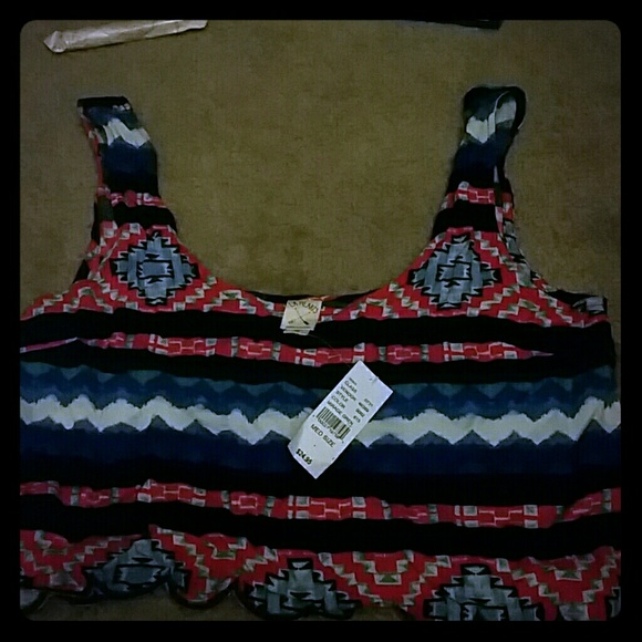 Tribal print tank top