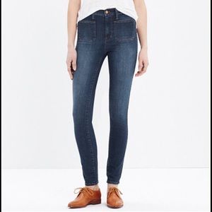 Madewell 10" HR Skinny Jeans: Sailor Edition