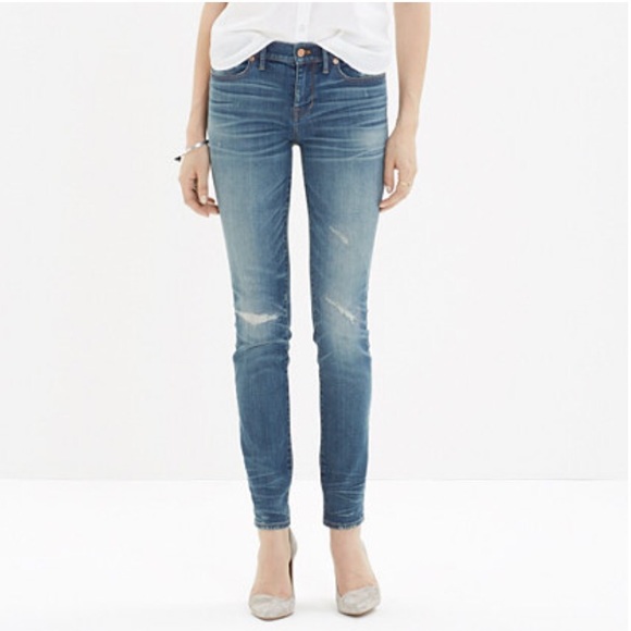 Madewell Skinny Skinny Rip and Repair edition