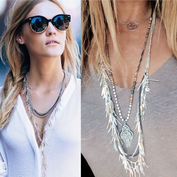 Stella & Dot Jewelry - Stella & Dot-Freya Fringe necklace