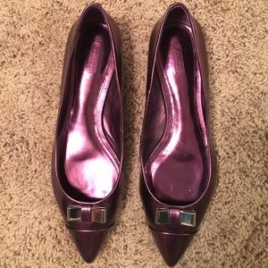 Coach Flats (eggplant)