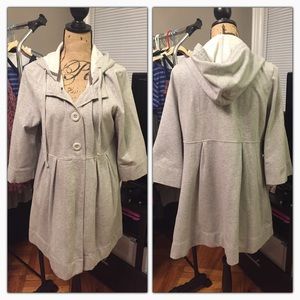 Stylish sweatshirt jacket