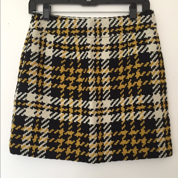 J Crew Wool Mini Skirt