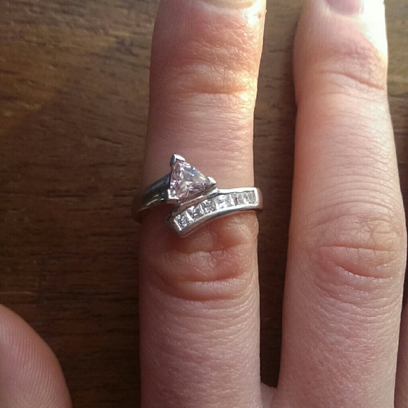 CZ Sterling Silver Ring - Picture 2 of 4