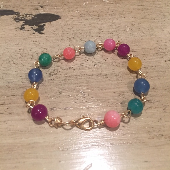 Wire wrapped bracelet - Picture 2 of 4